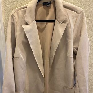 Faux Suede Premise Jacket